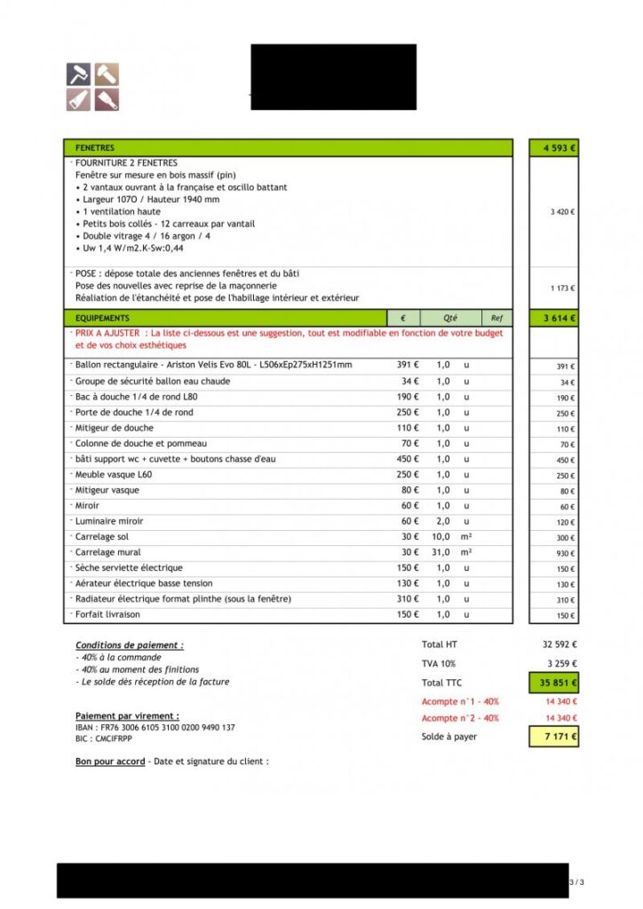 obtenez rapidement votre devis de rénovation à paris pour 2025. comparez les prix, trouvez les meilleurs artisans et lancez votre projet en toute confiance. gratuit, rapide et sans engagement !